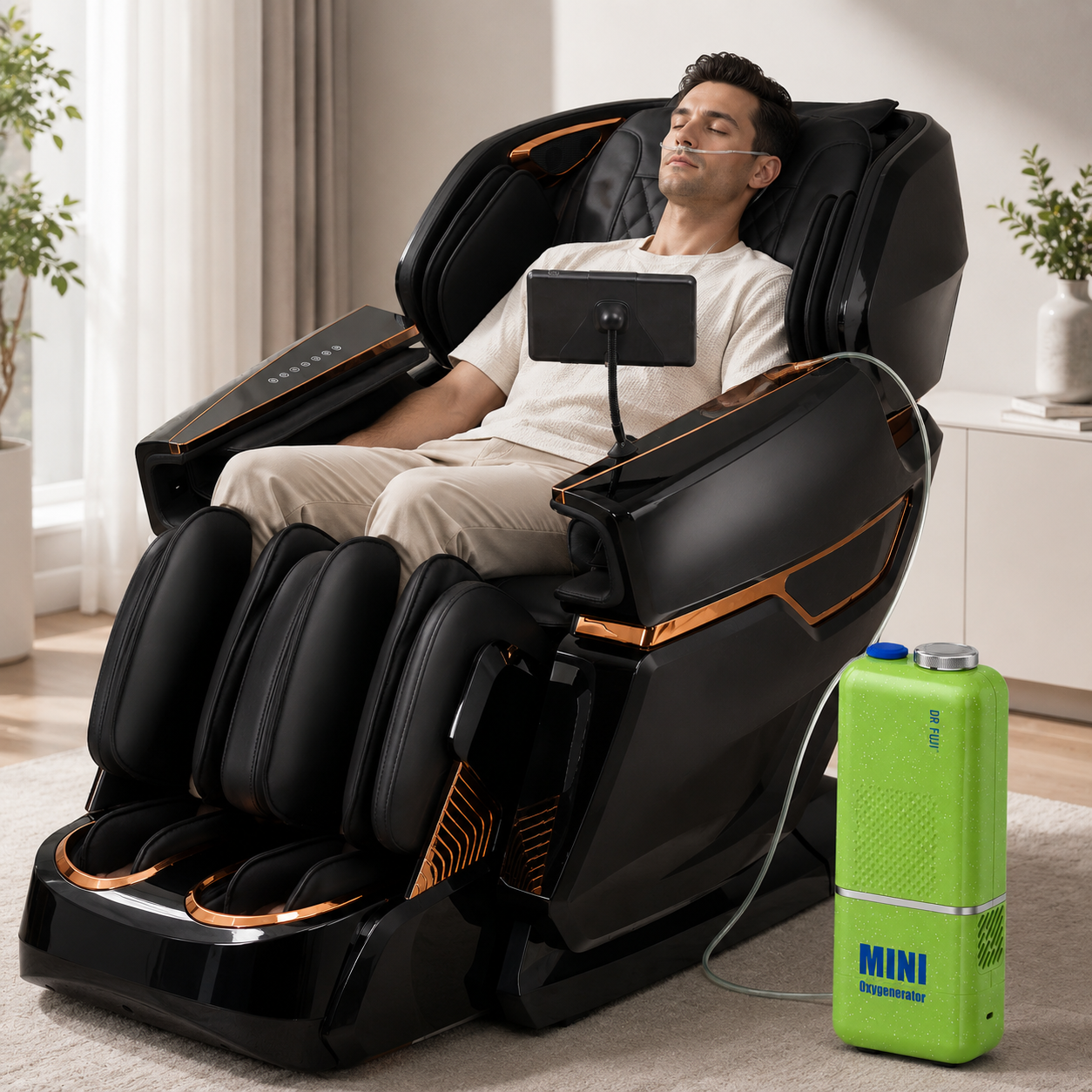 DR.FUJI® Portable Mini Oxygen Concentrator C6 | Compact Oxygen Therapy System