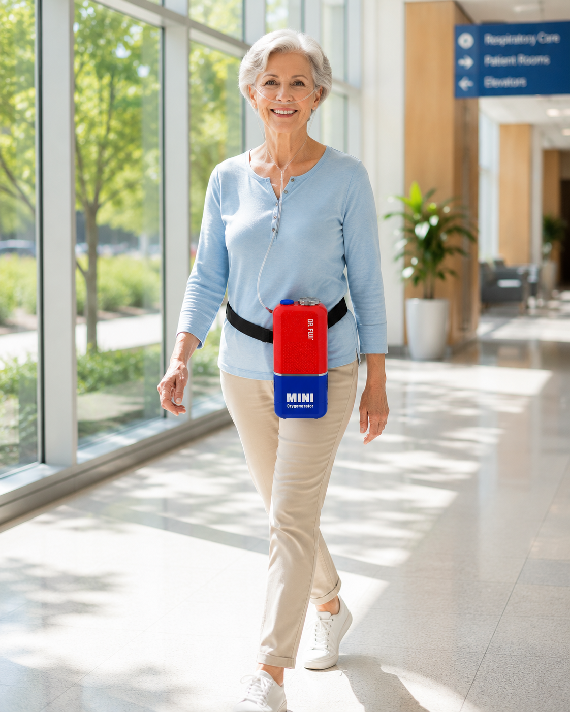 DR.FUJI® Portable Mini Oxygen Concentrator C6 | Compact Oxygen Therapy System