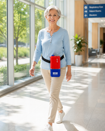 DR.FUJI® Portable Mini Oxygen Concentrator C6 | Compact Oxygen Therapy System