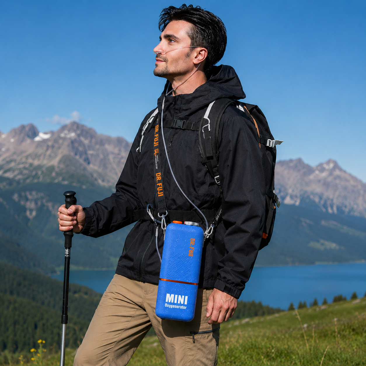 DR.FUJI® Portable Mini Oxygen Concentrator C6 | Compact Oxygen Therapy System