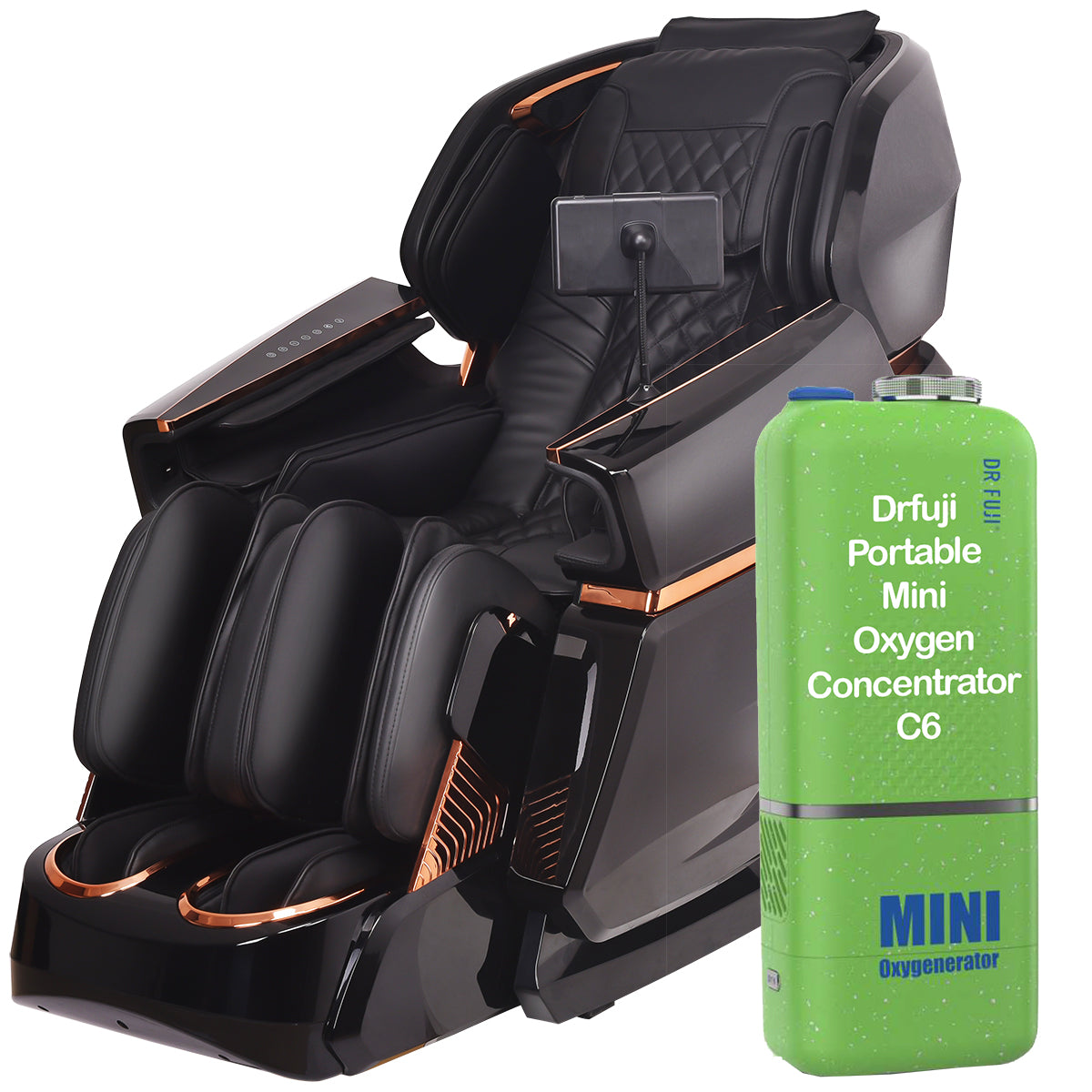 FJ-8500 Plus DR.BOSS® AI 4D Luxury Massage Chair with Mini Oxygen Concentrator