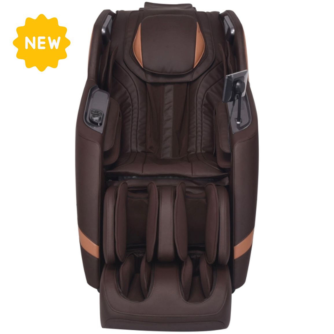 ASAHI Super PRO X-007 brown massage chair front view