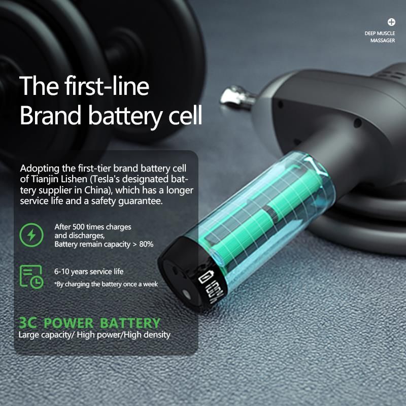Deep Muscle Stimulator with Titanium Alloy Massage Heads