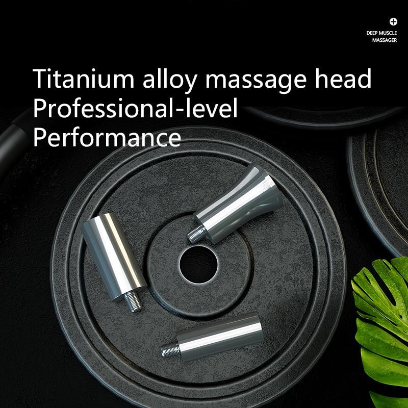 Deep Muscle Stimulator with Titanium Alloy Massage Heads
