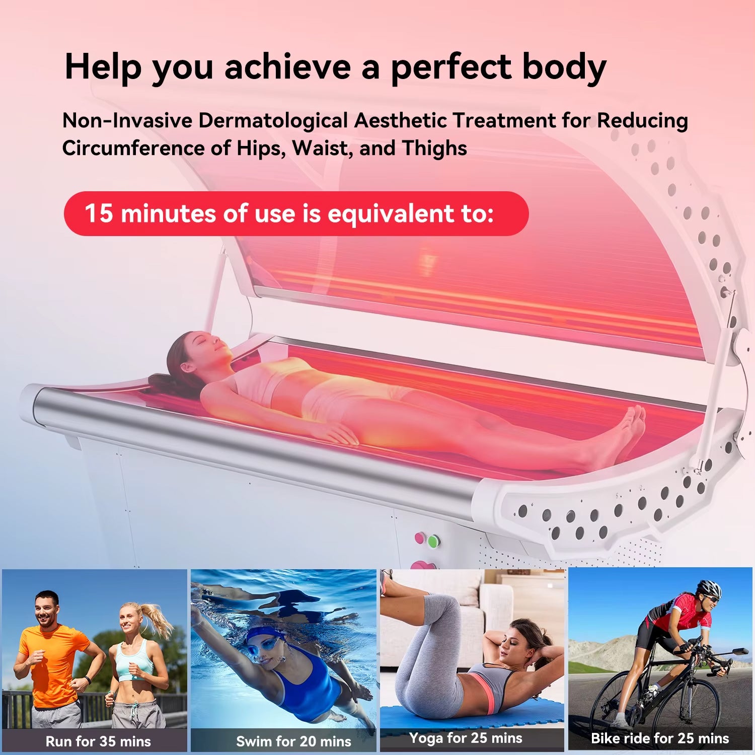 Dr.Fuji® FJ-20061 Full Body LED Red Light Therapy Bed