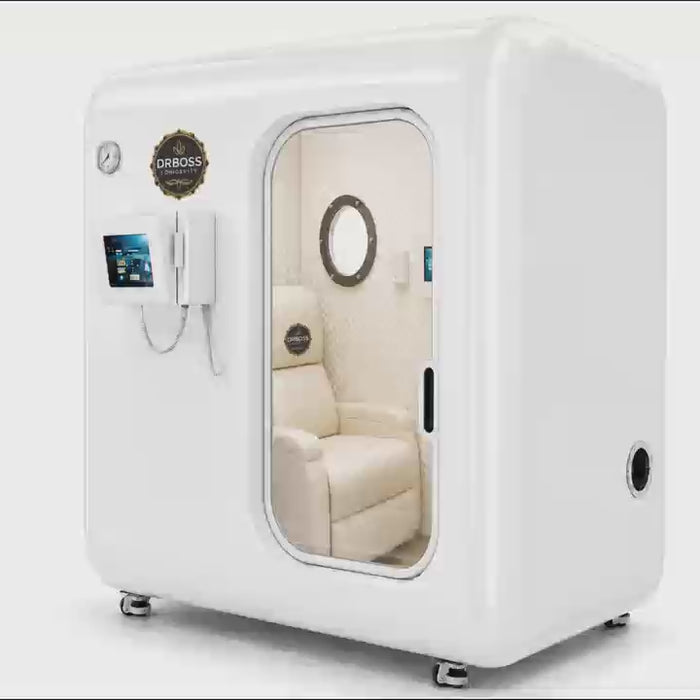 DR.FUJI® FJ-20067 Premium Shell-Shaped Hard-Shell Hyperbaric Oxygen Chamber – Single