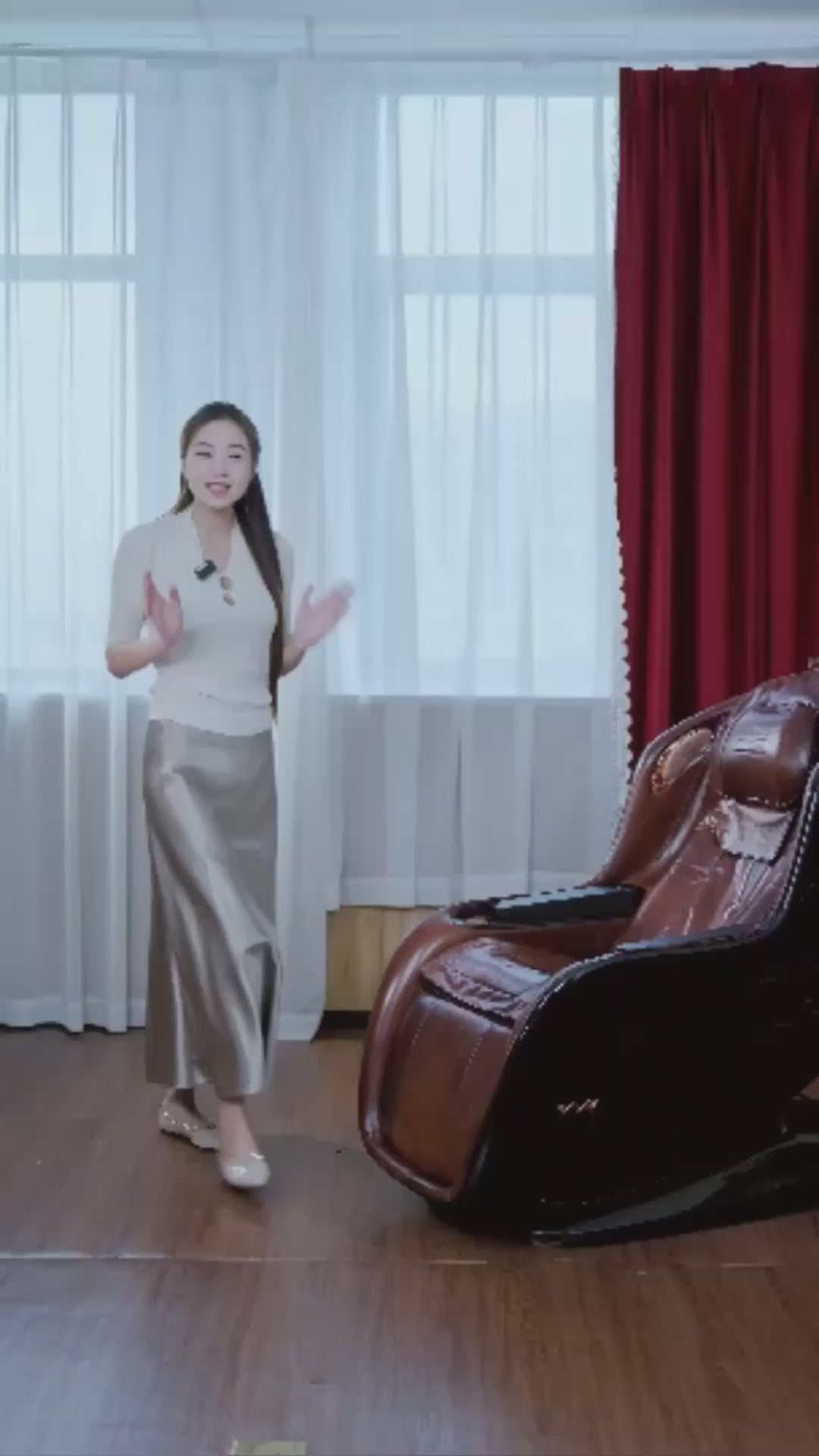Video demonstration of the DR.BOSS FJ-2025 ProWave 3-in-1 Medical Massage Chair in use